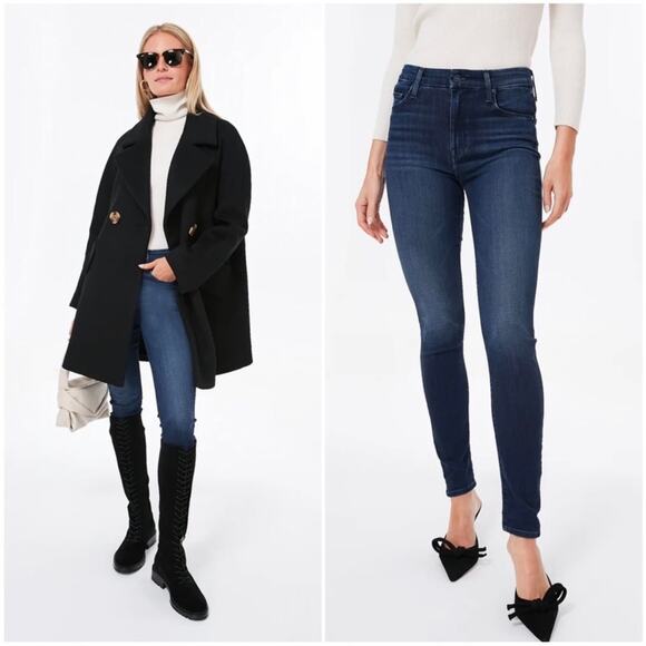 Mother The Looker skinny jeans French electro dark wash sz 24 - Picture 1 of 6